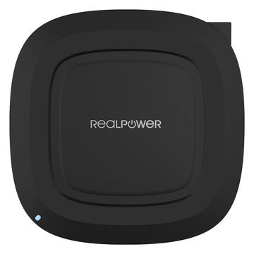 Ultron Realpower FreeCharge-10 - Kabelloses Ladegerät + AC-Netzteil - Schwarz von LumaTech