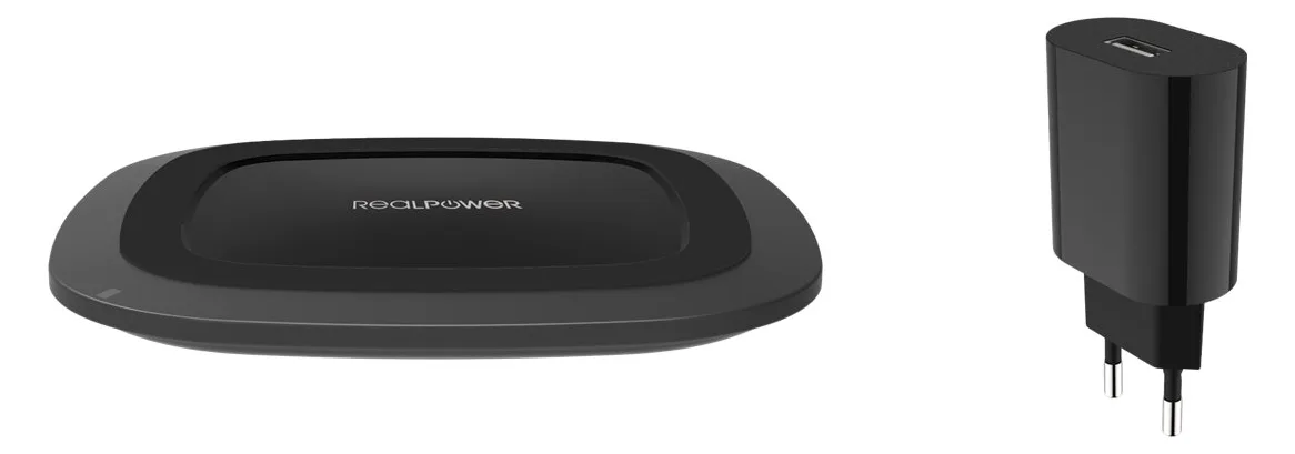 Ultron Realpower FreeCharge-10 - Kabelloses Ladegerät + AC-Netzteil - Schwarz, Ansicht 4