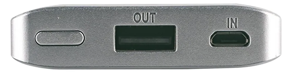 Ultron Realpower PB-4000 Fashion - Powerbank - 4000 mAh - 2 A (USB) - schwarz, Ansicht 3