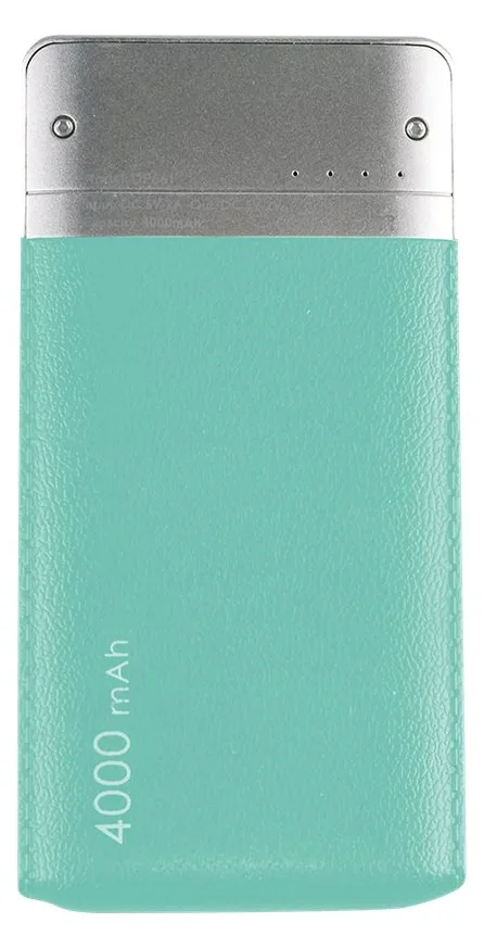 Ultron Realpower PB-4000 Fashion - Powerbank - 4000 mAh - 2 A (USB) - blau, Ansicht 2