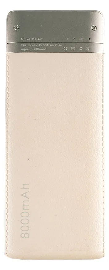 Ultron Realpower PB-8000 Fashion - Powerbank - 8000 mAh - 2 A - 2 Ausgabeanschlussstellen (USB), Ansicht 3