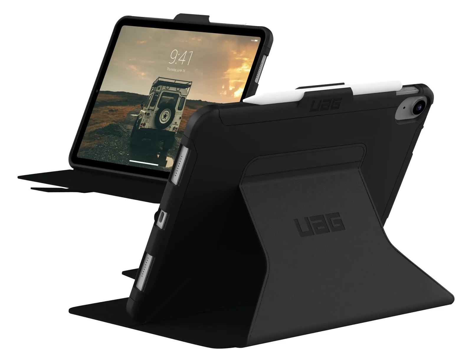 Urban Armor Gear UAG Rugged Case for iPad 10.9 (10th Gen, 2022) - Scout Folio Black - Bildschirmschutz für Tablet, Ansicht 4