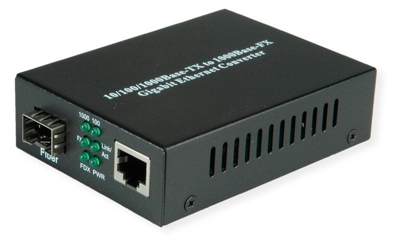 VALUE Gigabit Eth.Konvrtr RJ45/SFP Slot - Converter - Switch