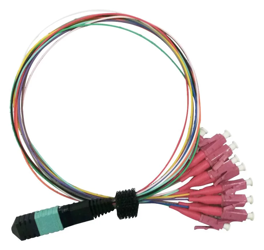 VALUE Kabelpeitsche - MPO (M) zu LC (M) - 2 m, Ansicht 2