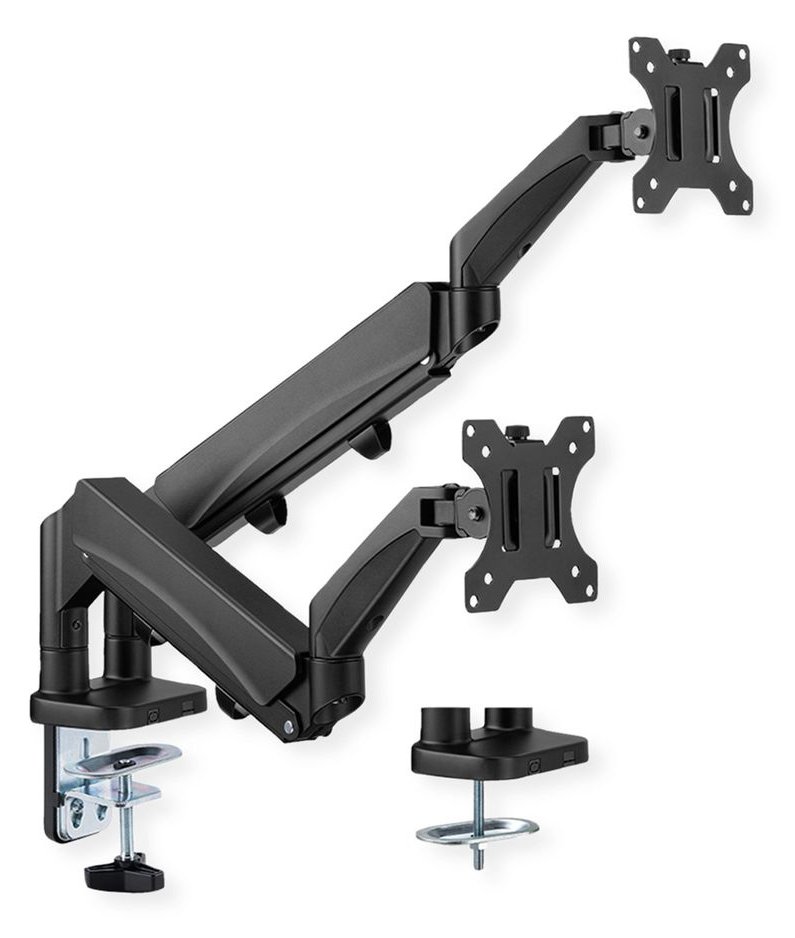 VALUE LCD-Dual-Arm Tischbefestigung platzsparend 6 Gel.