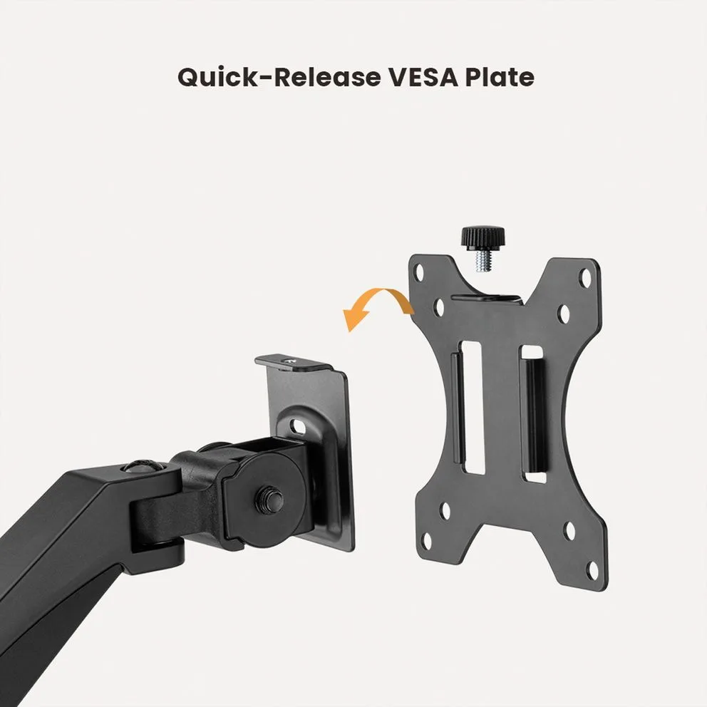 VALUE LCD-Dual-Arm Tischbefestigung platzsparend 6 Gel., Ansicht 4