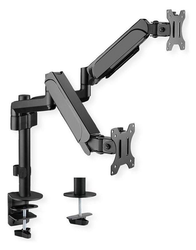 VALUE LCD-Dual-Arm Tisch-Traegerstange federgestützt