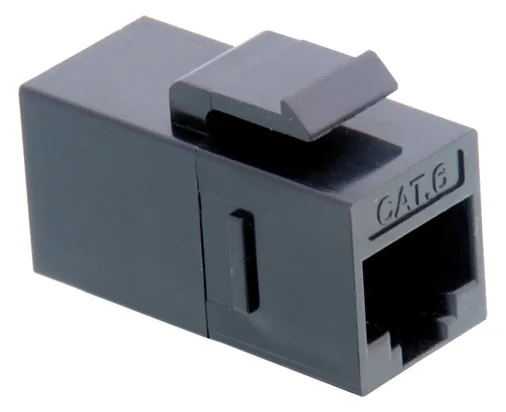 VALUE Modularer Einschub (Kopplung) - CAT 6e - Schwarz, Ansicht 2