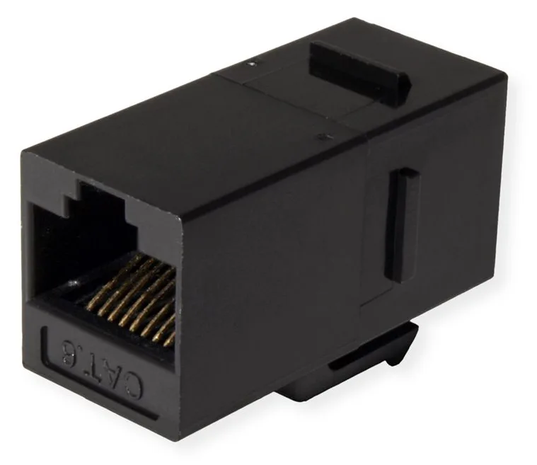 VALUE Modularer Einschub (Kopplung) - CAT 6e - Schwarz, Ansicht 3