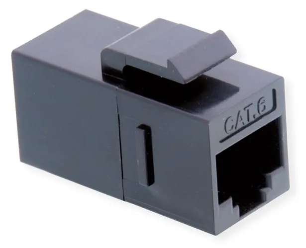 VALUE Modularer Einschub (Kopplung) - CAT 6e - Schwarz, Ansicht 4