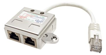 VALUE Netzwerkadapter - RJ-45 (M) zu RJ-45 (W) von LumaTech