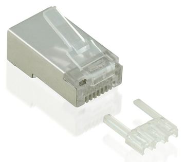 VALUE Netzwerkanschluss - RJ-45 (M) - STP - CAT 6e - durchsichtig (Packung mit 100) von LumaTech