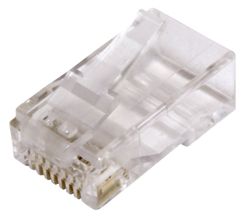 VALUE Netzwerkanschluss - RJ-45 (M) - ungeschirmt - CAT 6e - durchsichtig (Packung mit 10)
