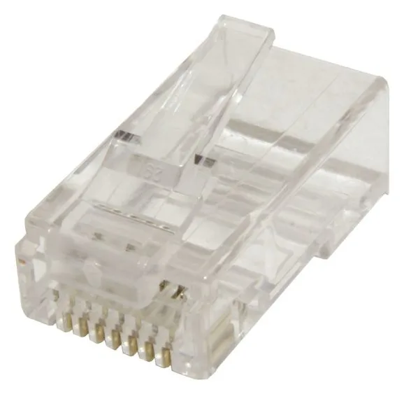 VALUE Netzwerkanschluss - RJ-45 (M) - ungeschirmt - CAT 6e - durchsichtig (Packung mit 100), Ansicht 4