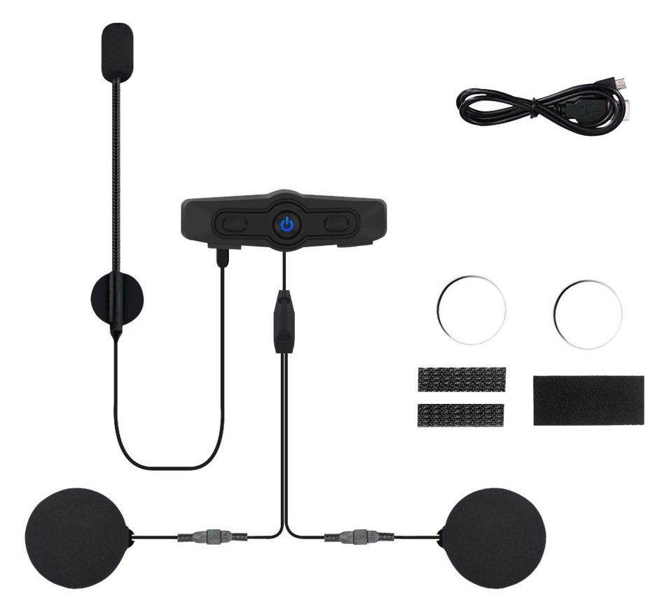 Albrecht BPA 400 - Headset - am Helm angebracht