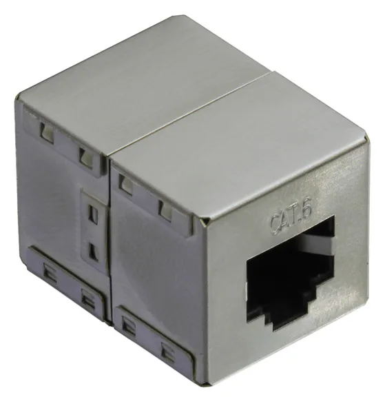 VALUE Netzwerkkoppler - RJ-45 (W) zu RJ-45 (W) - Silber, Ansicht 2