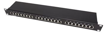 VALUE Patch Panel - CAT 5e - STP - RJ-45 X 24 - Schwarz - 48.3 cm (19) von LumaTech