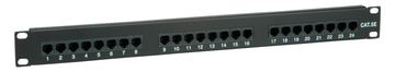 VALUE Patch Panel - CAT 5e - UTP - RJ-45 X 24 - Schwarz - 48.3 cm (19) von LumaTech