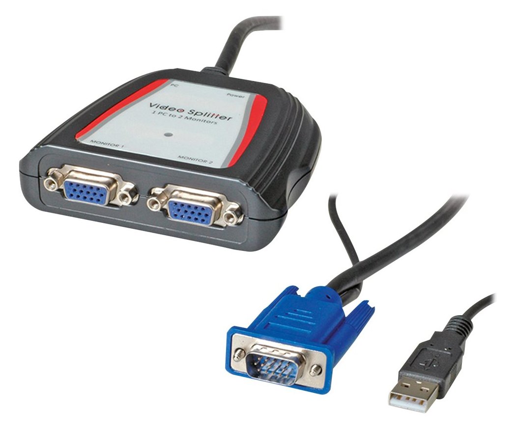 VALUE Portable VGA Video Splitter - Video-Verteiler