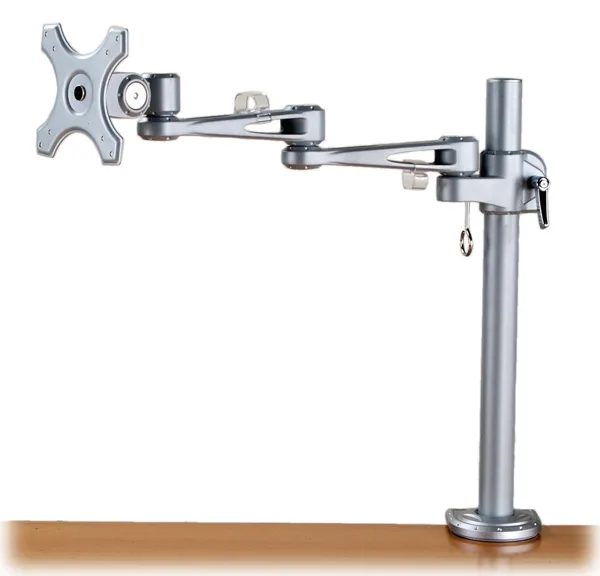 VALUE Single LCD Monitor Arm - Befestigungskit (C-Klammer, Gelenkarm mit 5 Drehpunkten), Ansicht 2