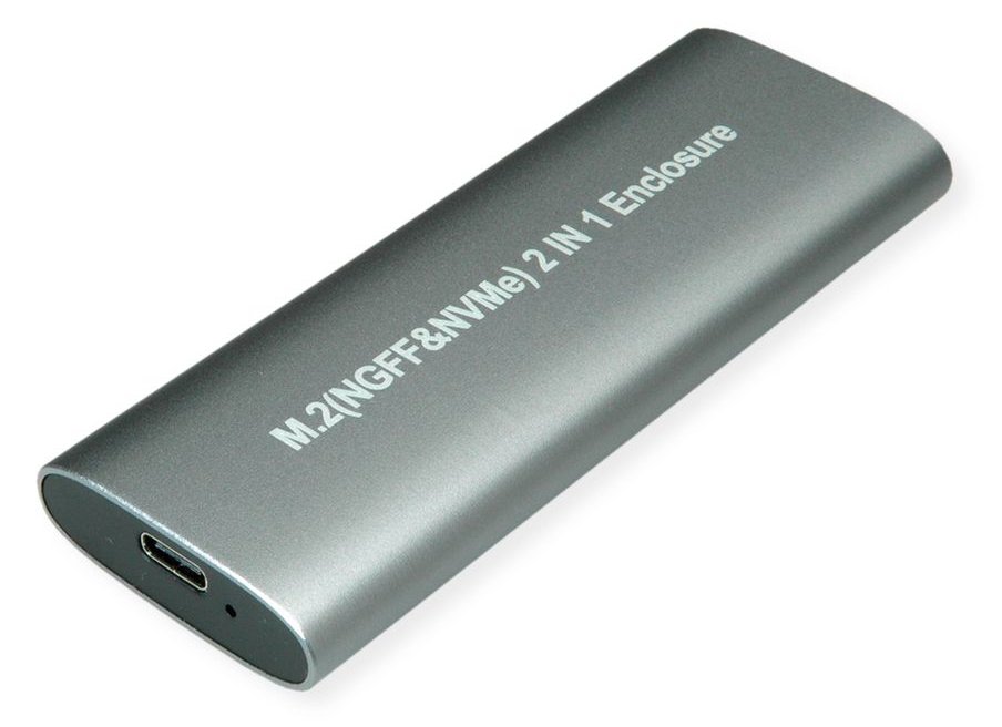 VALUE Speichergehäuse - externer Typ - M.2 - M.2 NVMe Card - USB 3.2 (Gen 2)