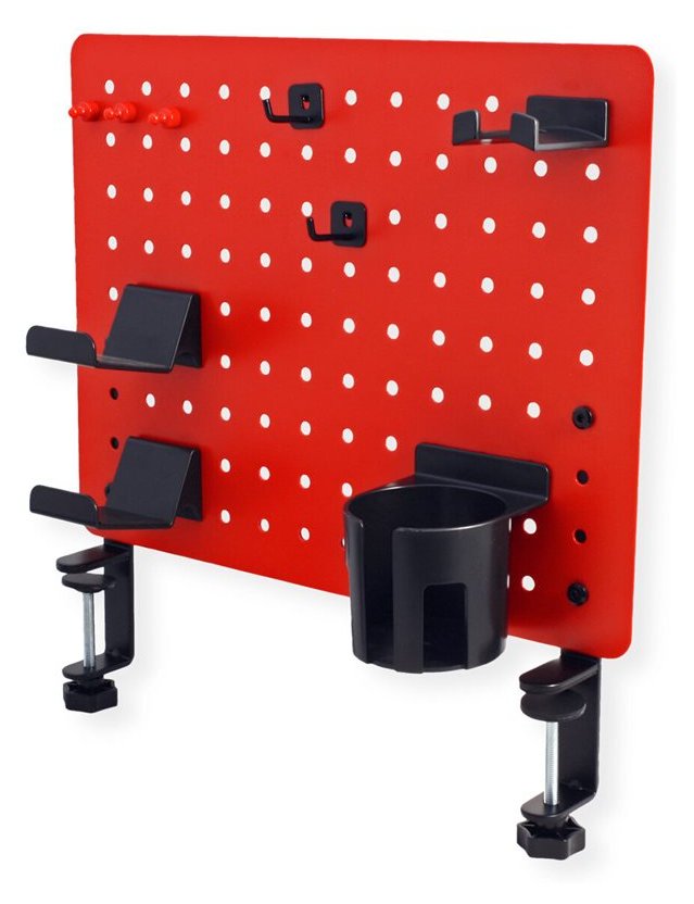 VALUE Stecktafel f.Gamer Klemmhalterung rot von LumaTech