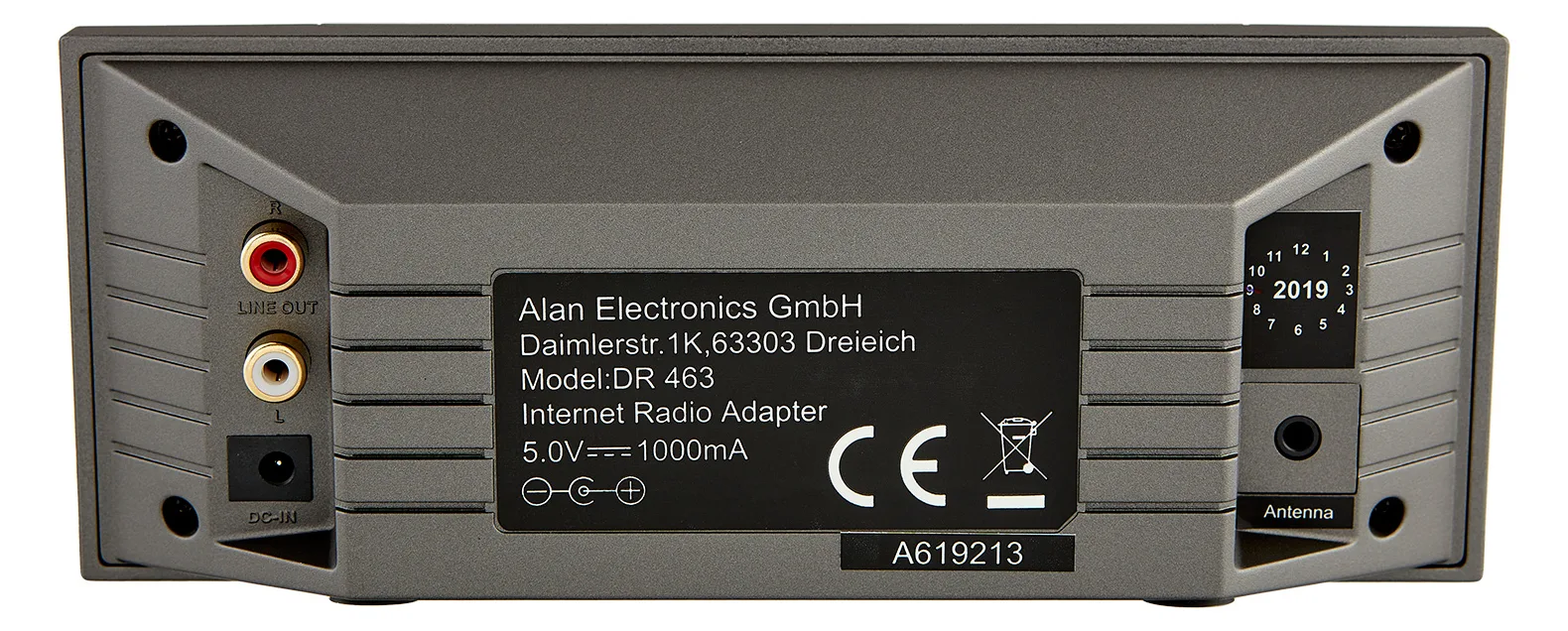 Albrecht DR 463 - Netzwerktuner - Dunkelgrau, Ansicht 3