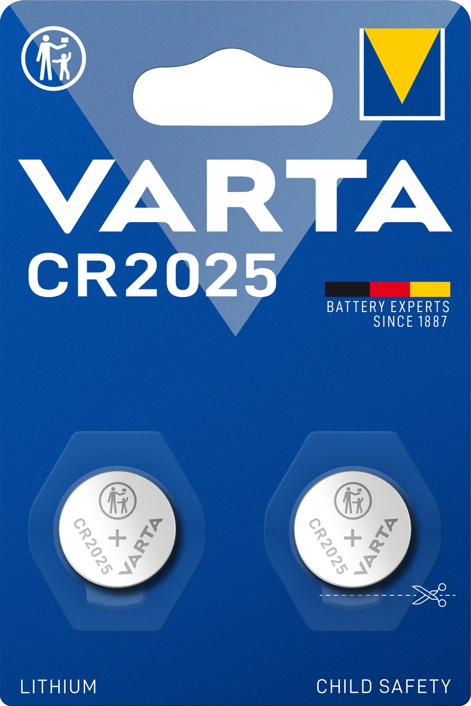 Varta Electronics - Batterie 2 x CR2025 - Li