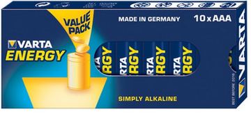 Varta Energy 4103 - Batterie 10 x AAA - Alkalisch von LumaTech