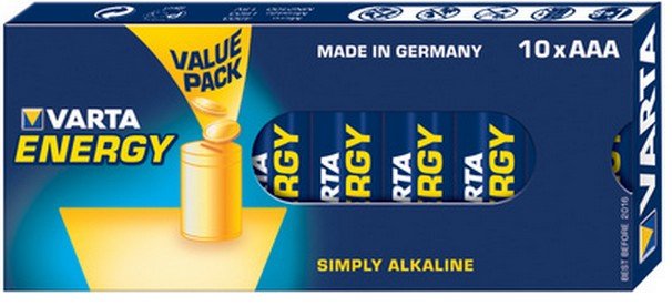 Varta Energy 4103 - Batterie 10 x AAA - Alkalisch von LumaTech