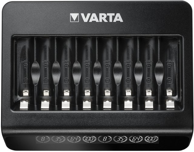 Varta LCD MULTI CHARGER+ - 4 Std. Batterieladegerät - (für 8xAA/AAA)