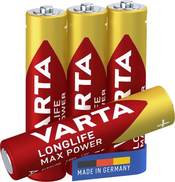 Varta Longlife Max Power 4703 - Batterie 4 x AAA von LumaTech