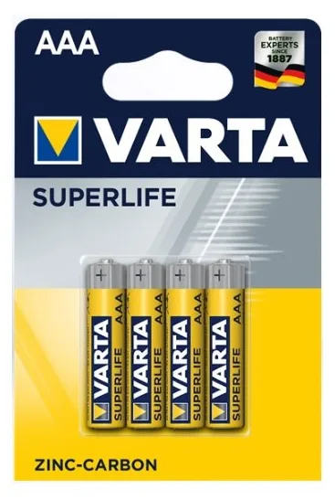 Varta Superlife - Batterie 4 x AAA - Kohlenstoff, Ansicht 2