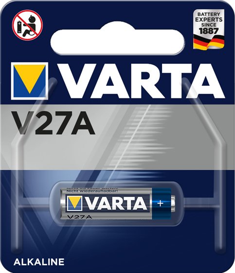 Varta V27A - Einwegbatterie - LR27A - Alkali - 12 V - 1 Stück(e) - Blau - Silber von LumaTech