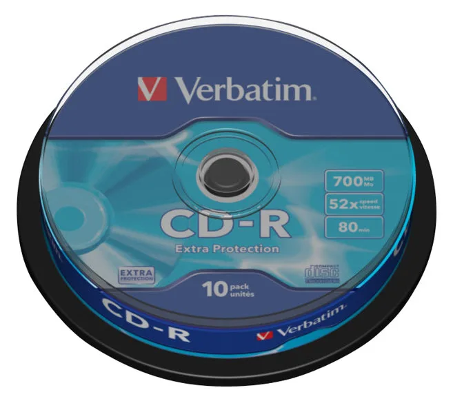 Verbatim 10 x CD-R - 700 MB (80 Min) 52x, Ansicht 4