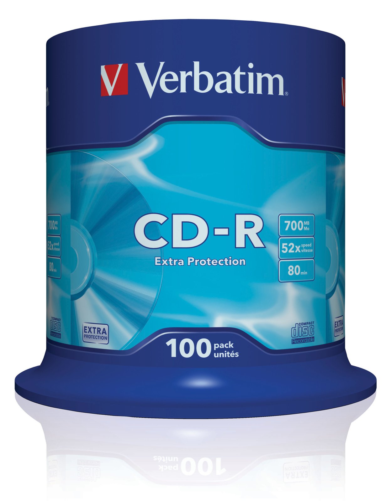 Verbatim 100 x CD-R - 700 MB (80 Min) 52x von LumaTech