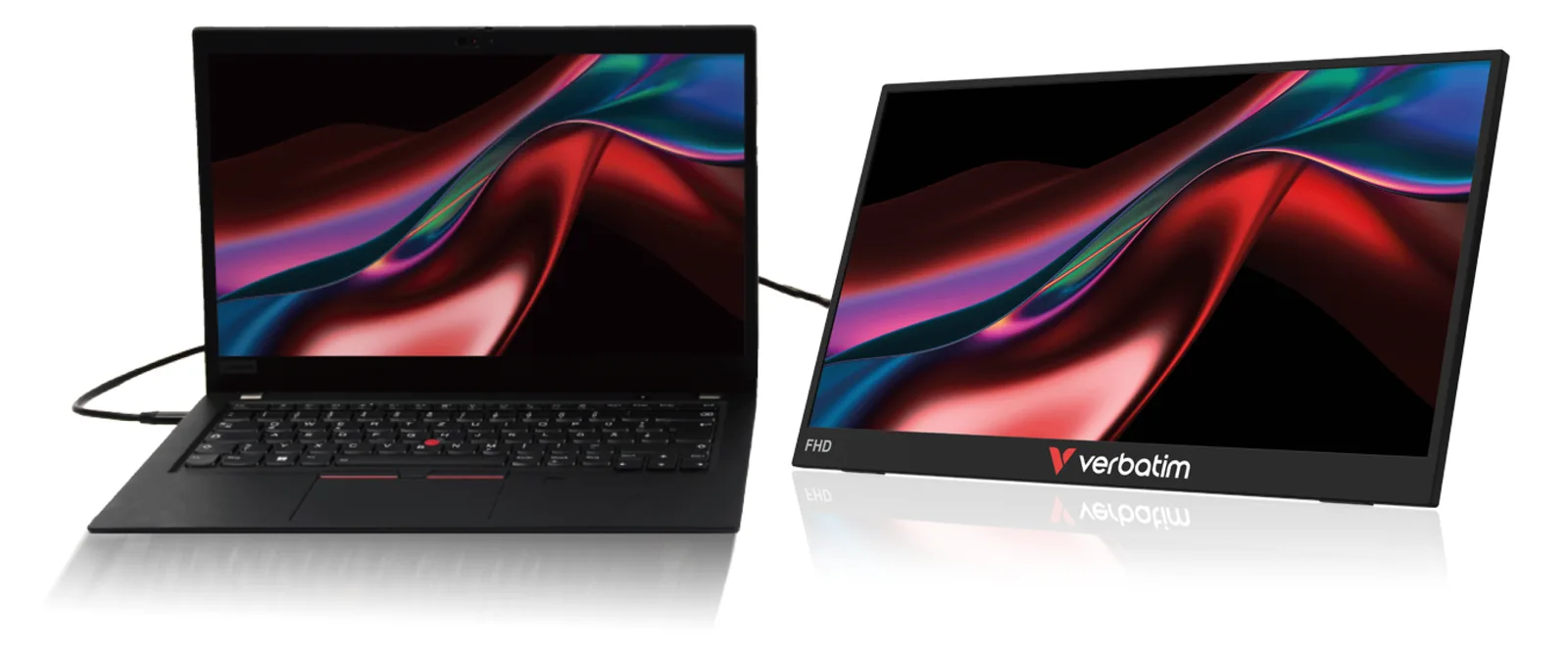 Verbatim ECRAN PORTABLE 15.6 Light FULL HD NOIR, Ansicht 2