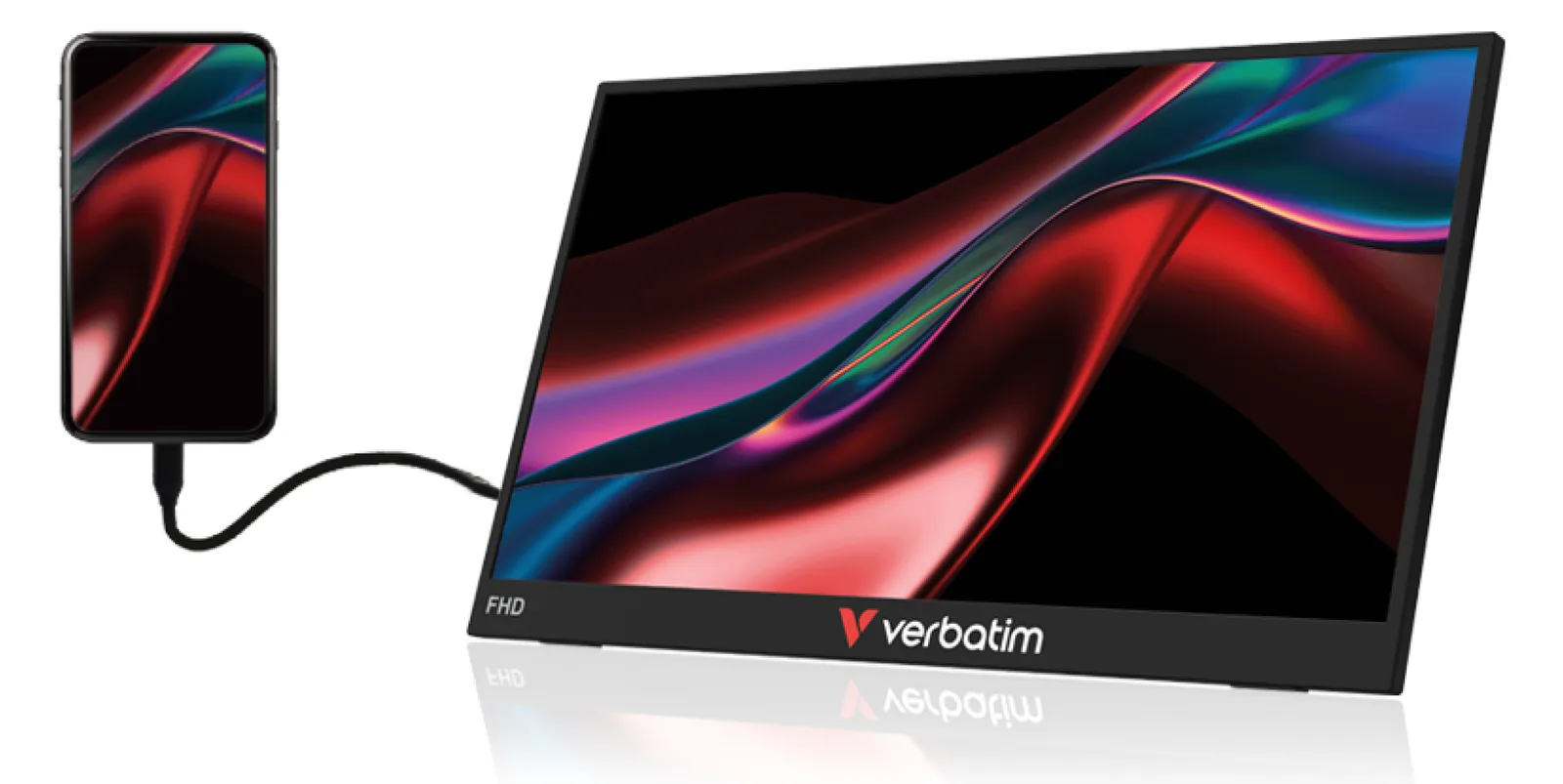 Verbatim ECRAN PORTABLE 15.6 Light FULL HD NOIR, Ansicht 4