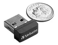 Verbatim Store 'n' Stay NANO - USB-Flash-Laufwerk - 32 GB USB 2.0, Ansicht 3
