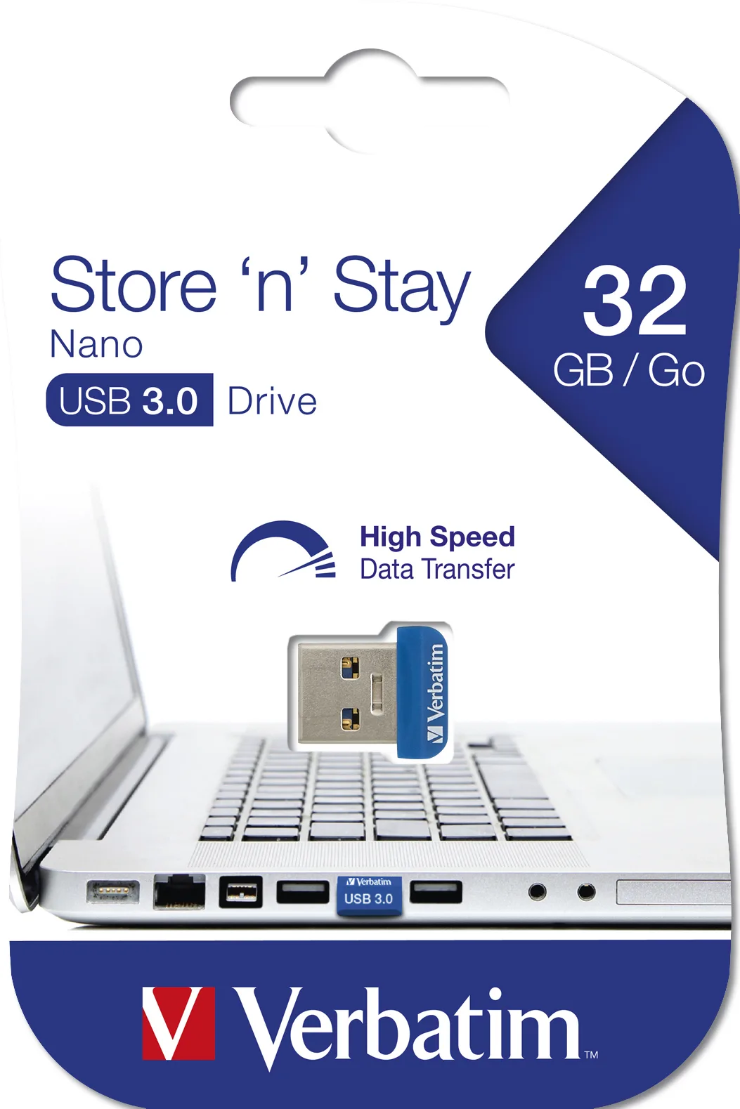 Verbatim Store 'n' Stay NANO - USB-Flash-Laufwerk - 32 GB USB 3.0, Ansicht 2