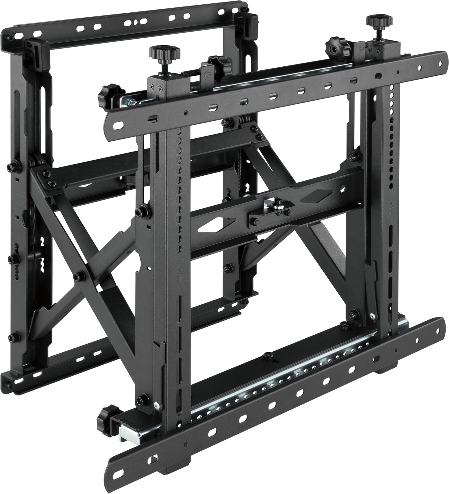 Vision Befestigungskit (Wandmontage) - für LCD-Display zwischen 45 und 86 - verriegelbar - Stahl - Schwarz