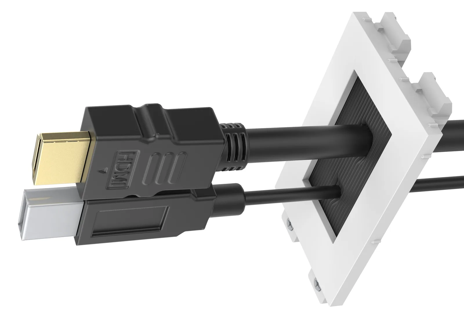 Vision TechConnect 3 Brush module - Kabeldurchführungsplatte, Ansicht 2