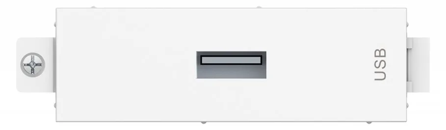 Vision TechConnect 3 USB-a module - Modulares Faceplate-Snap-In, Ansicht 2