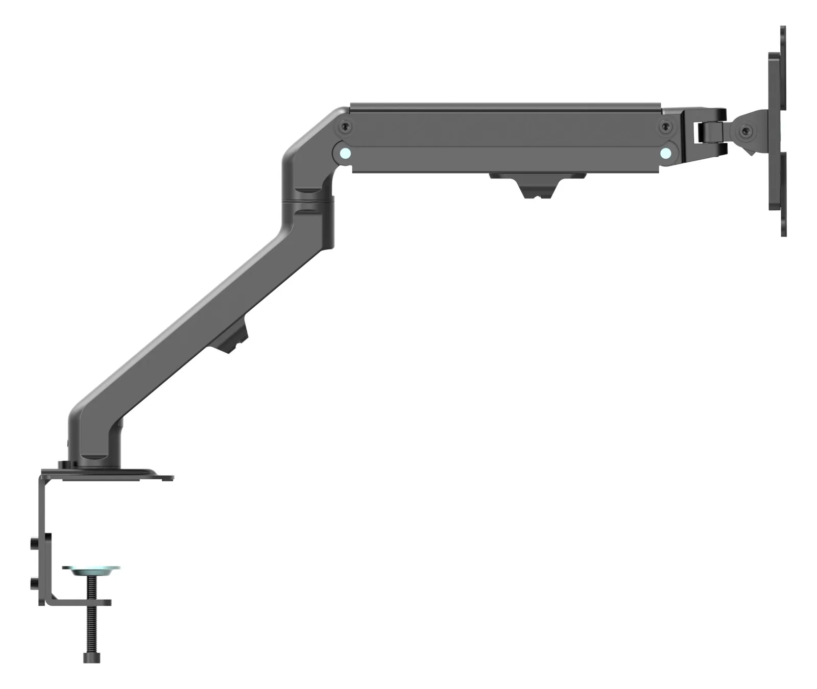 Vision VFM-DAD/4 - Befestigungskit - einstellbarer Arm - für 2 Displays zwischen 17 und 27 - Aluminium, Stahl, Ansicht 5