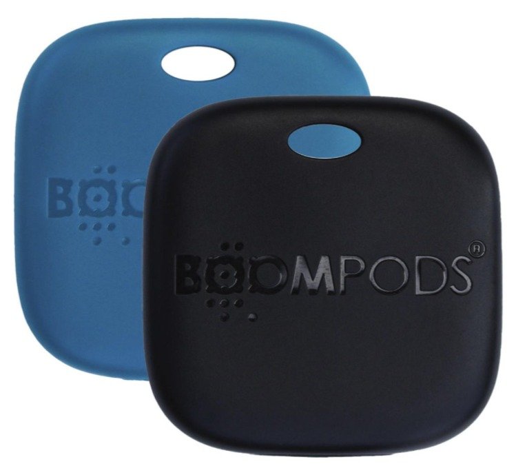 BOOMPODS Boomtag Rechargeable Duo Pack Blue & Black - Wasserdicht/-fest