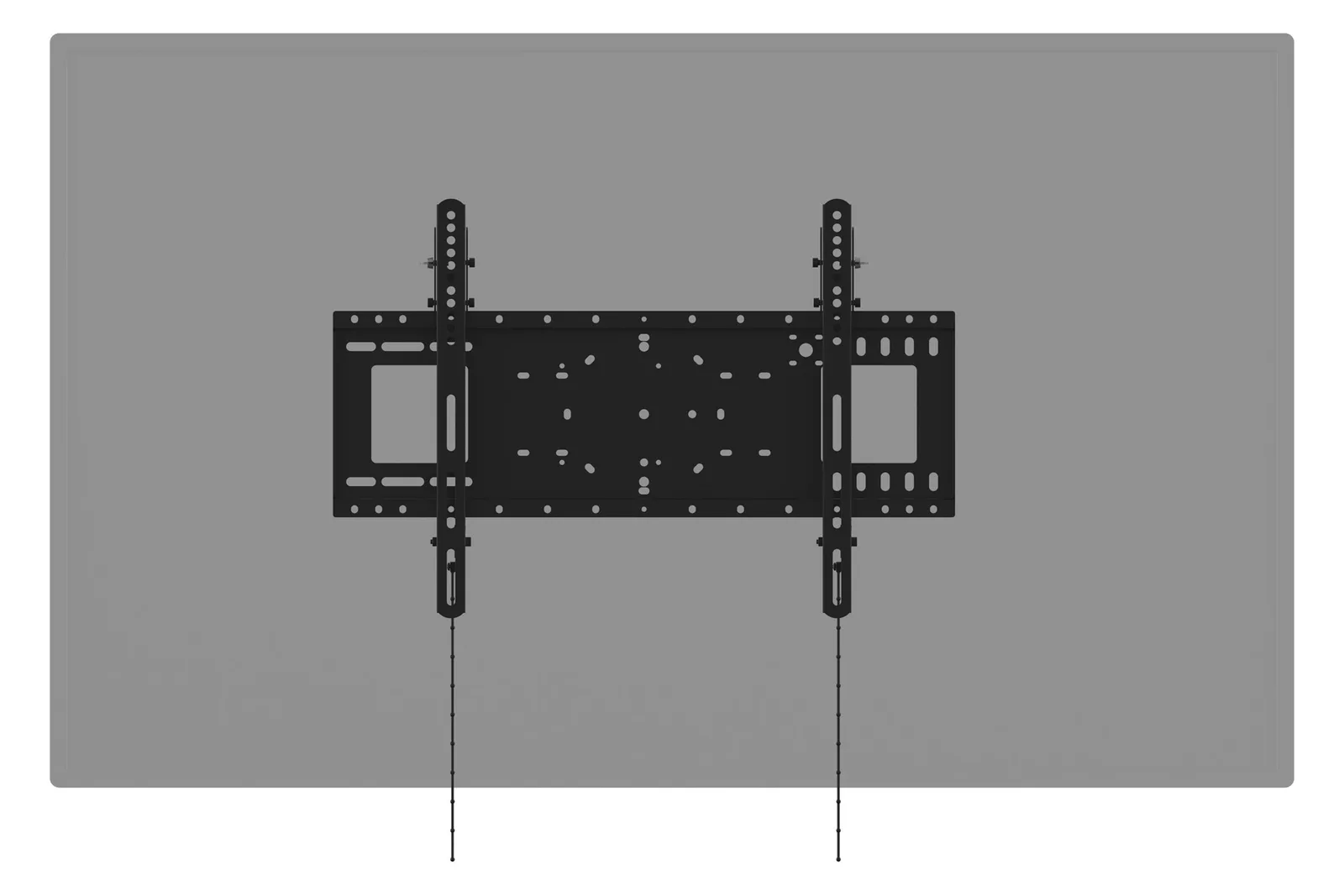 Vision VFM-W6X4T - Klammer - neigen - für Flachbildschirm zwischen 37 und 75 - kaltgewalzter Stahl - Schwarz, Ansicht 3