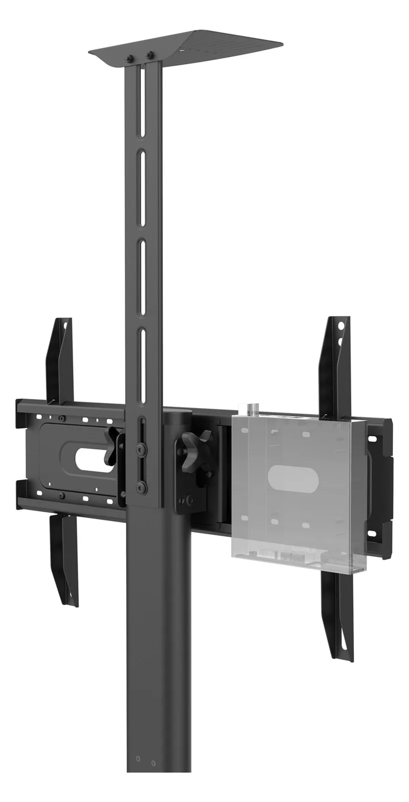 Vision X-Series VFM-F21 - Wagen - für Flachbildschirm / Videokonferenzsystem zwischen 31 und 80 - max. 50 kg, Ansicht 4
