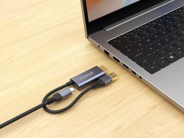 VivoLink HDMI & USB-A to USB-C Adapter von LumaTech