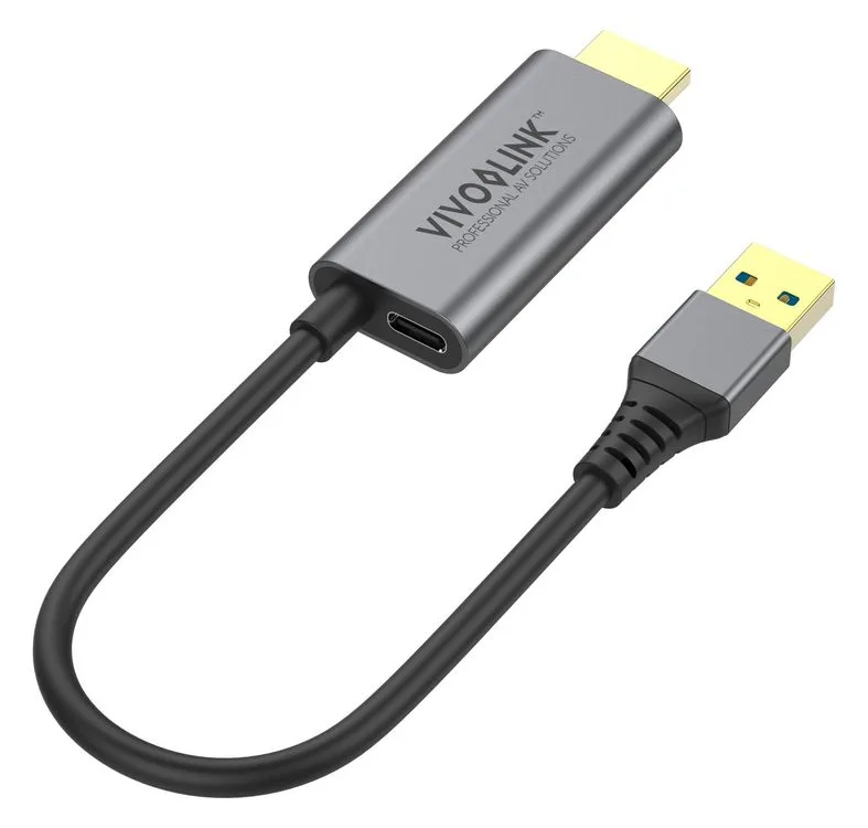 VivoLink HDMI & USB-A to USB-C Adapter, Ansicht 2