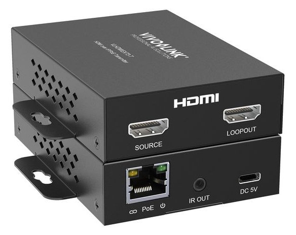 VivoLink HDMI over IP/PoE Transmitter 150m. Max resolution - TCP/IP - Power over Ethernet